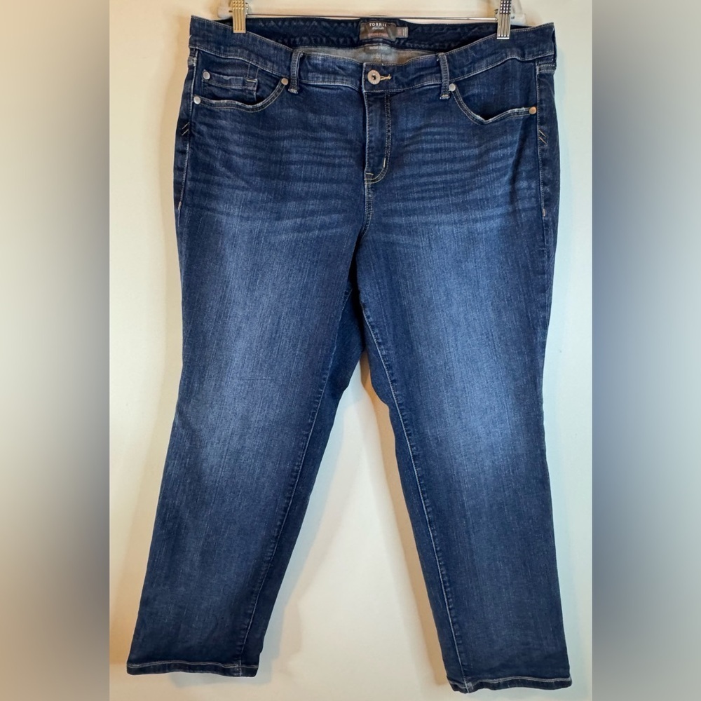 Torrid Boyfriend Straight Vintage Stretch Jeans Size 20 Short
